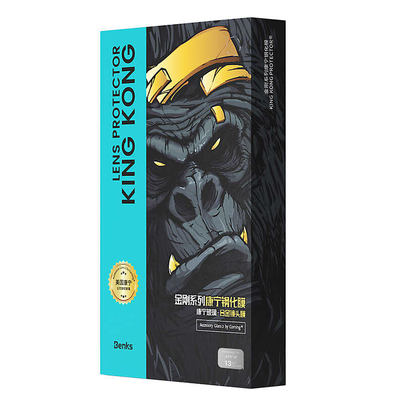 Benks King Kong iPhone 13 Pro Max Kamera Lens Koruyucu - 6 Benks King Kong iPhone 13 Pro Max Kamera Lens Koruyucu - 6